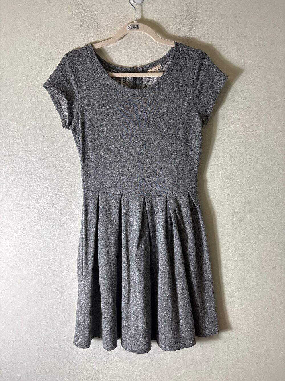 Gap Gray Cap Sleeve Tee Dress Sz XS